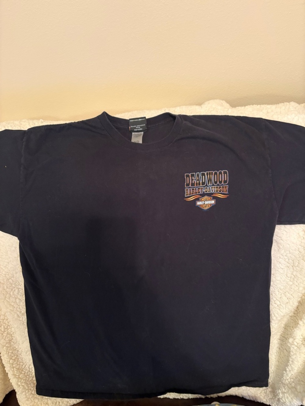 Harley-Davidson men’s Black Deadwood Logo Short Sleeve Tee